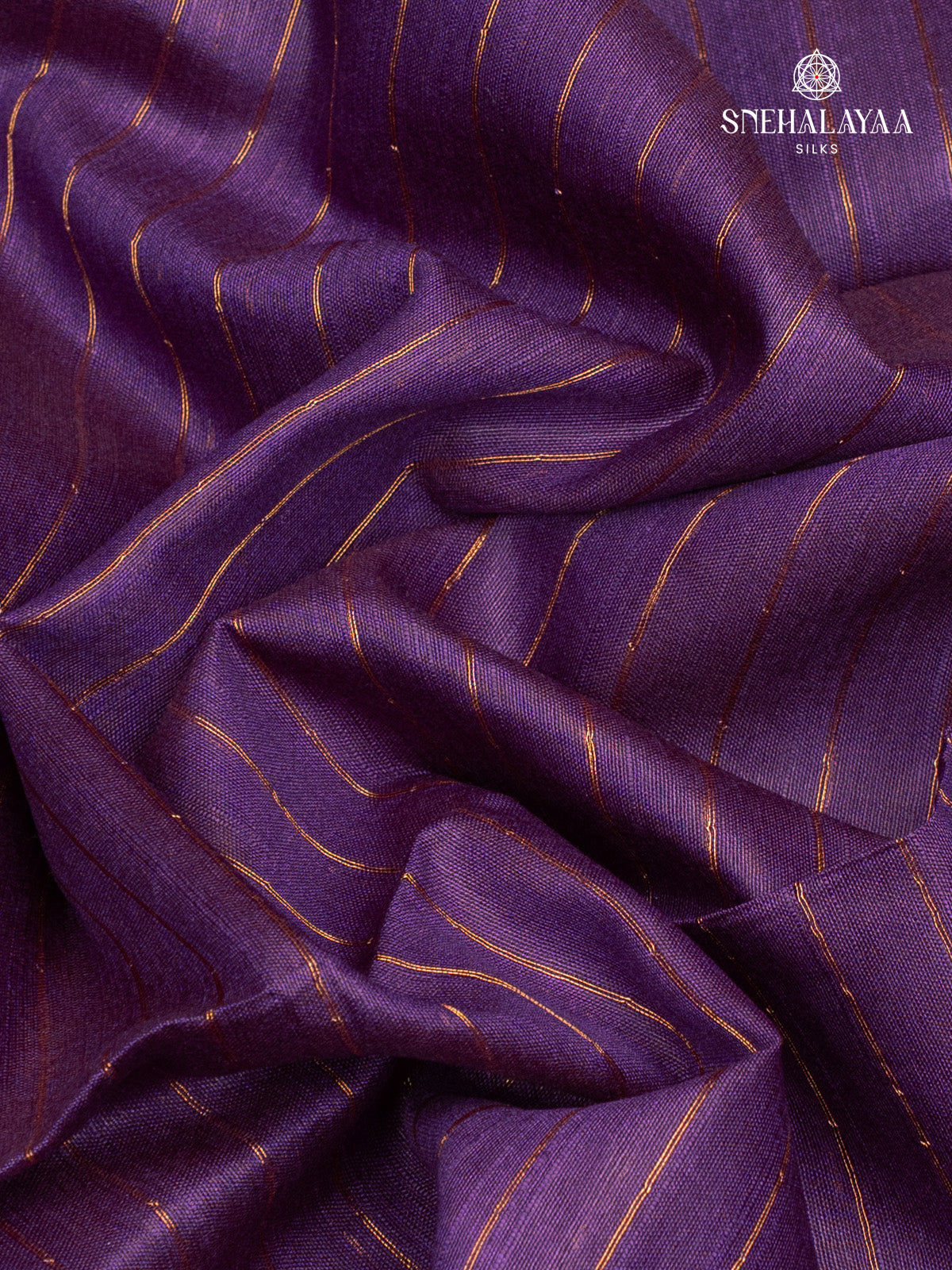 Royal Purple Bamboo Silk Saree
